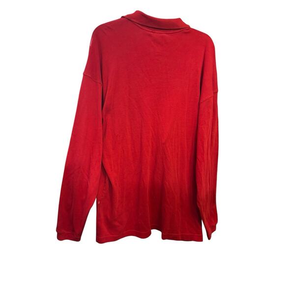 The Disney Store Womans Mickey Mouse Embroidered Long Sleeve 1/4 Zip Shirt Large - Picture 7 of 7